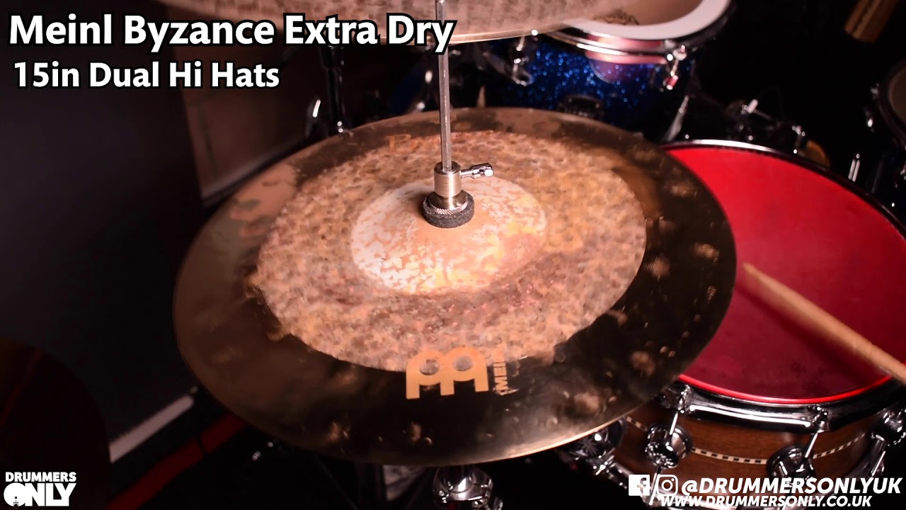 Meinl Byzance Extra Dry 15in Dual Hats