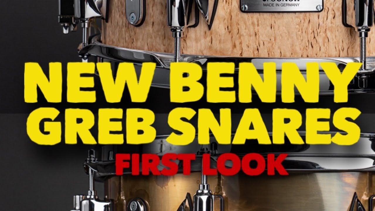 The new Benny Greb Signature Snare Drums by Sonor