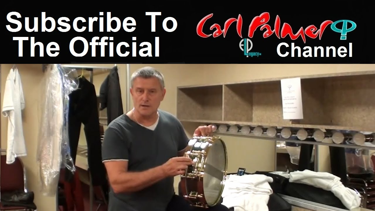 Carl Palmer of Emerson, Lake & Palmer Talks about his Ludwig 'Venus' Signature Snare Drum