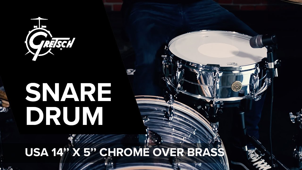 FEATURES 🥁🇺🇸 GRETSCH USA Chrome Over Brass Snare Drums played by Ralf Gustke