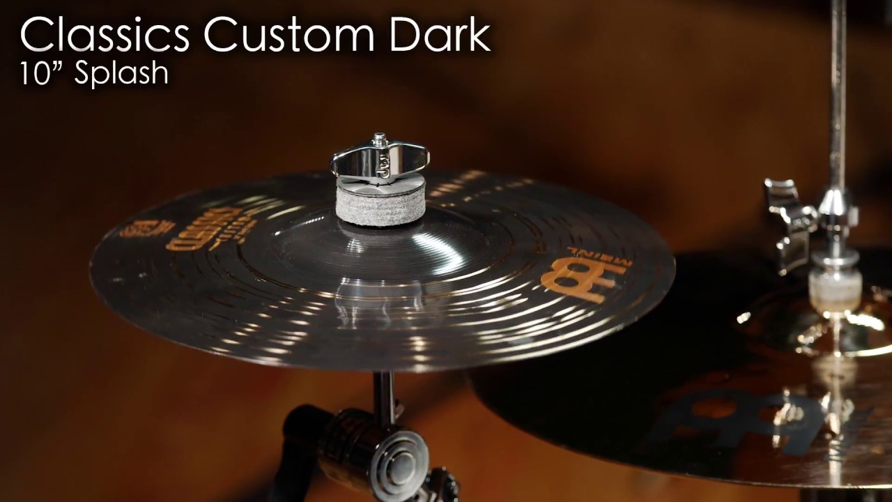 Meinl Cymbals CC10DAS Classics Custom 10" Dark Splash Cymbal