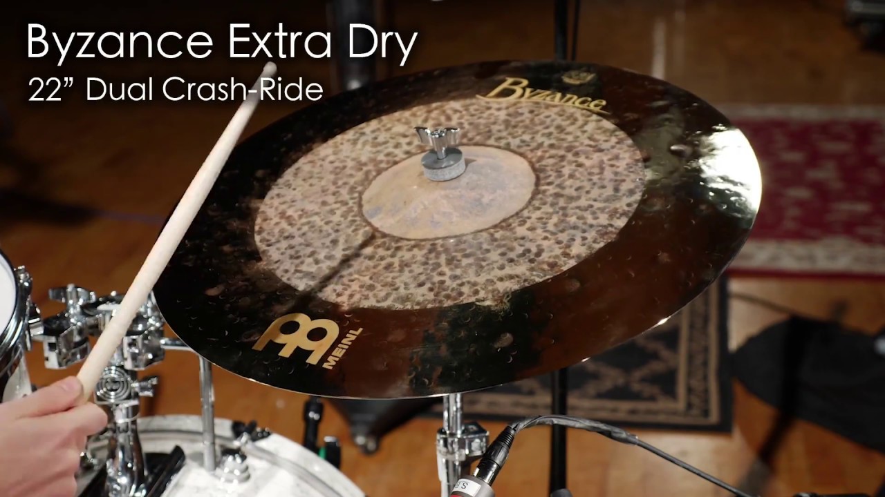 Meinl Cymbals B22DUCR Byzance 22" Dual Crash-Ride Cymbal (Ride Application)