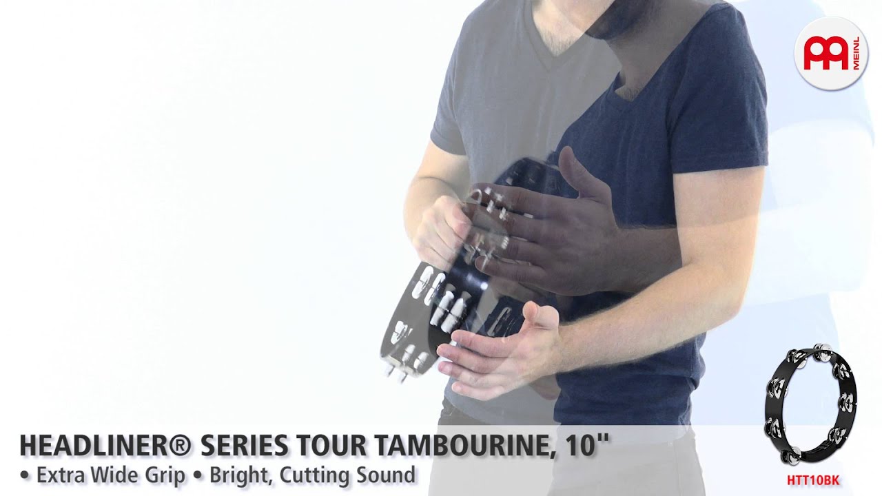 Headliner® Series Tour Tambourine - 10" - HTT10BK