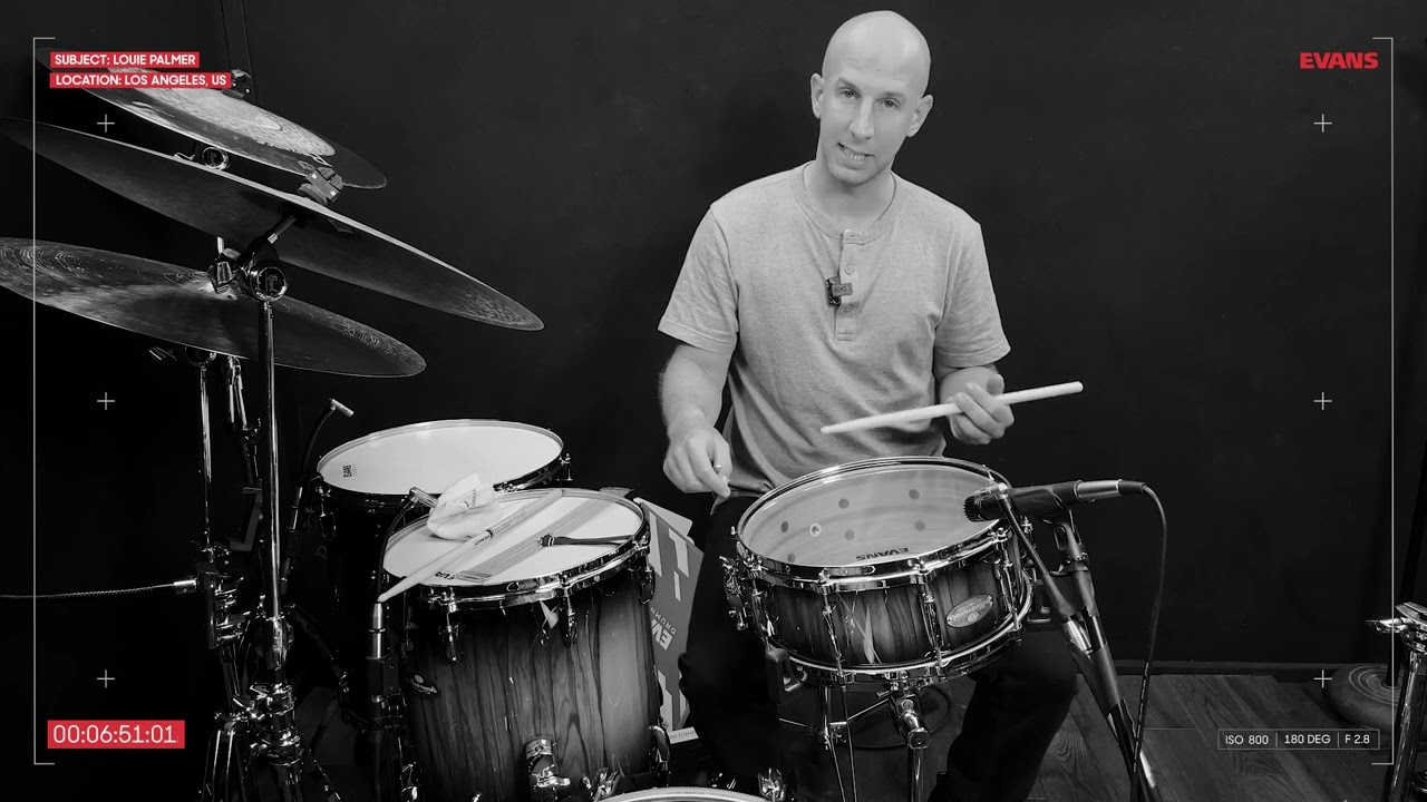 EVANS Snare Analysis: Louie Palmer featuring the UV1 Snare Tune-Up Kit