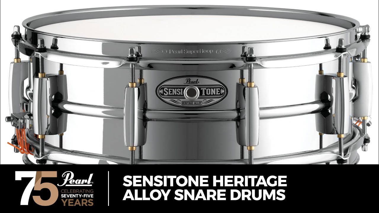 Pearl SensiTone Heritage Alloy Snare Drums