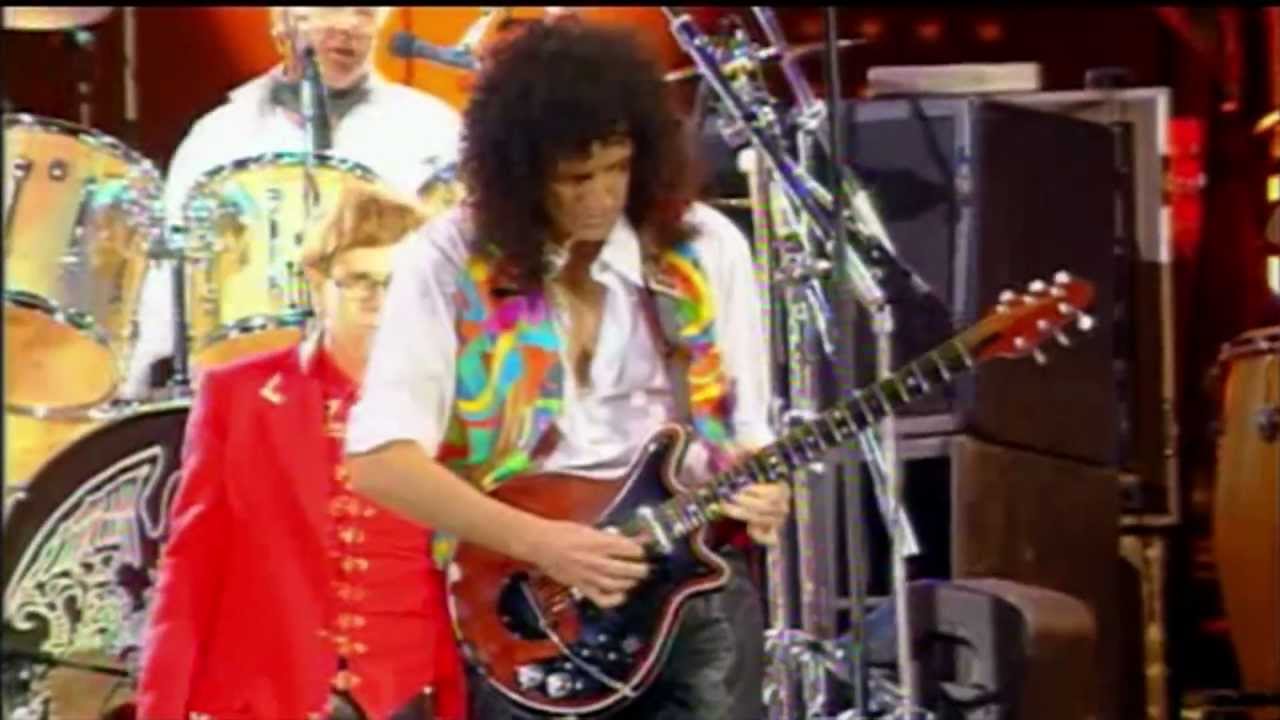 Bohemian Rhapsody (Live) (HD) - Axl Rose / Elton John / Queen