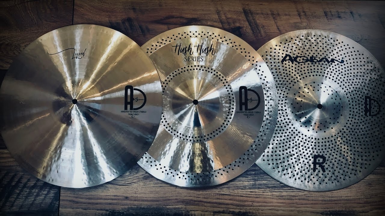 Agean Legend | Hush Hush | R low noise Series cymbals comparison by Ralf Schumacher