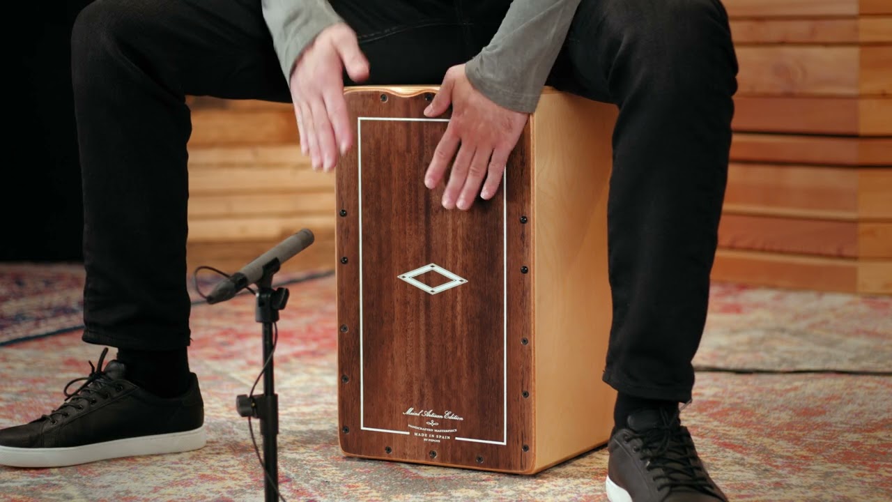 Meinl Percussion Artisan Edition Cajon, Minera Line, Brown Eucalyptus (AEMILBE)