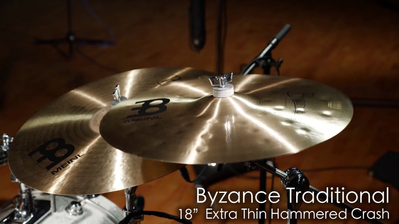 Meinl Cymbals B18ETHC Byzance 18" Traditional Extra Thin Hammered Crash Cymbal