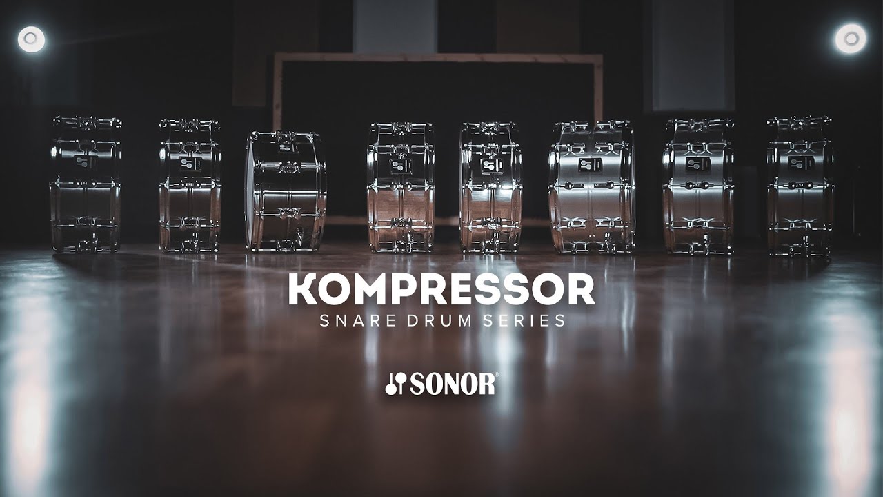 KOMPRESSOR Snare Drum Series: Breathtaking power, unparalleled variety.