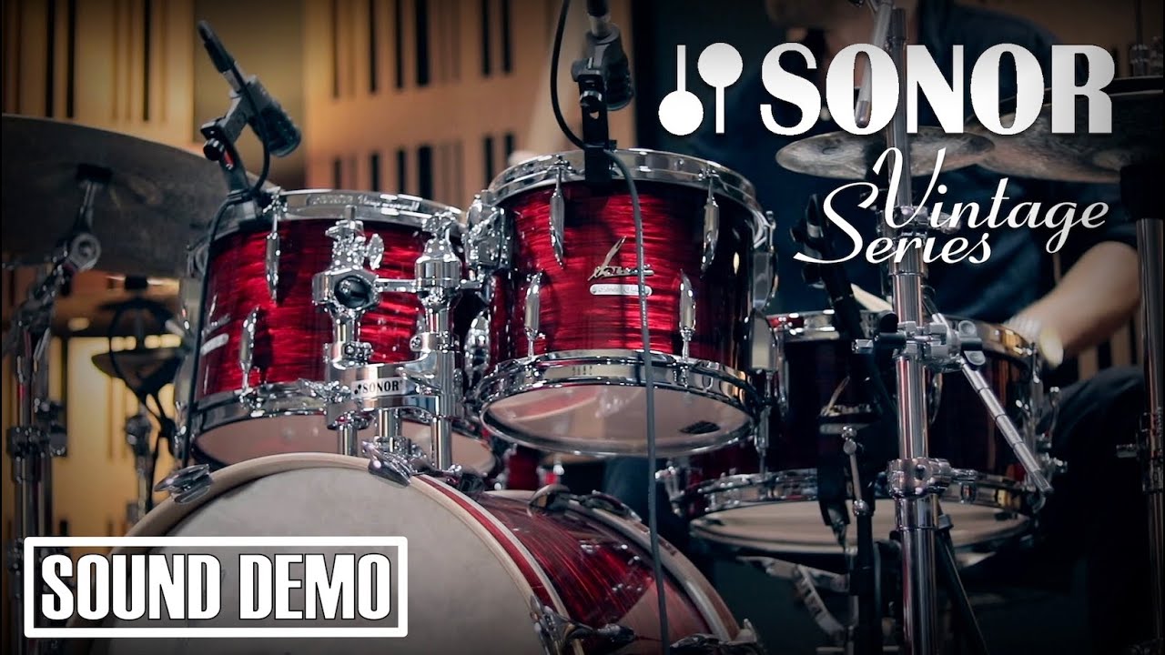 Sonor VINTAGE SERIES drums & Agean NATURAL cymbals sound demo