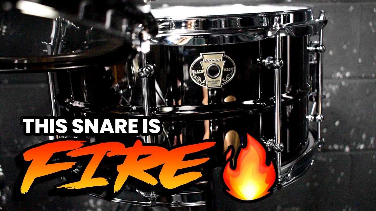 Product Spotlight - Ludwig 13x7in Black Magic Snare Drum!