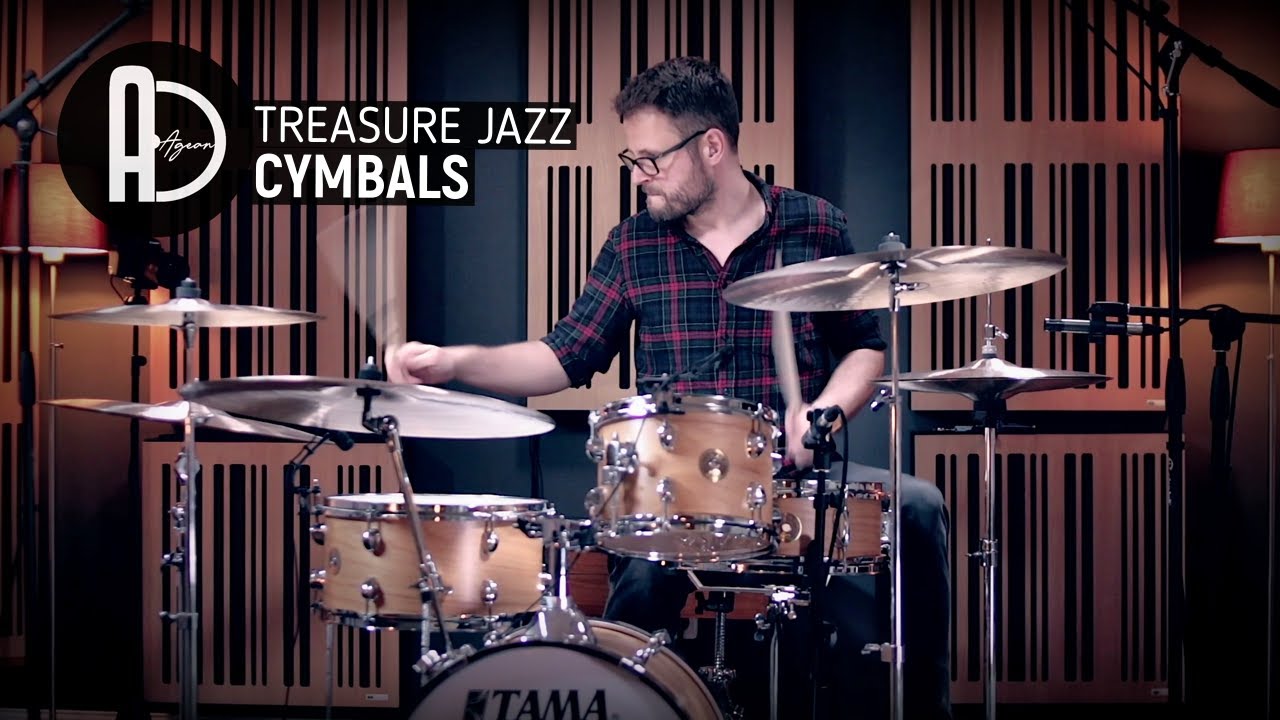 Agean Treasure Jazz cymbals & Tama Club Jam drum solo improvisation