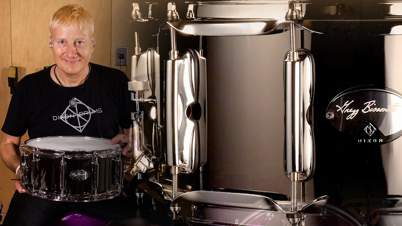Dixon Artisan Gregg Bissonette Signature 6.5"x14" Steel Snare Drum