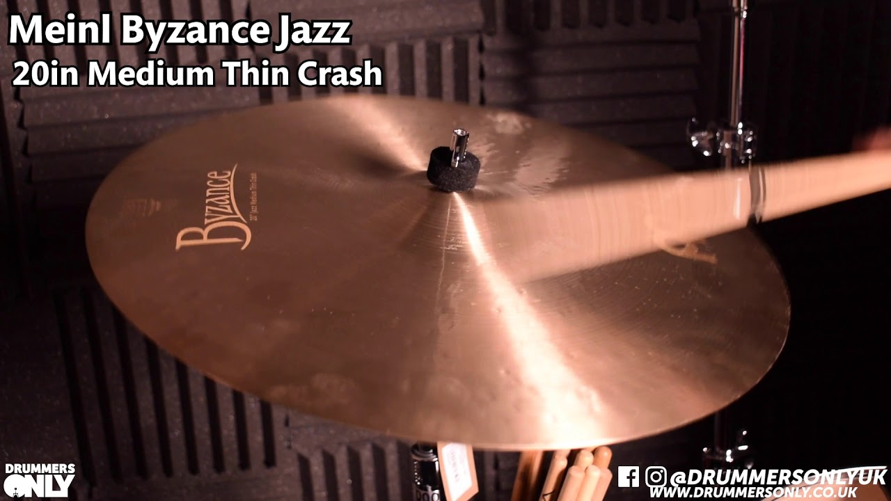Meinl Byzance 20in Jazz Medium Thin Crash