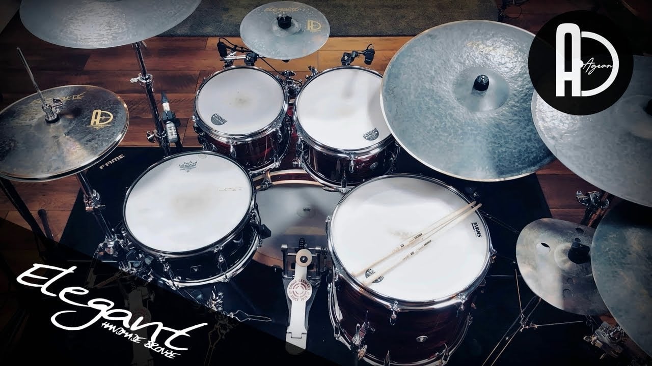 Agean Elegant Series cymbals sound demo by Ralf Schumacher