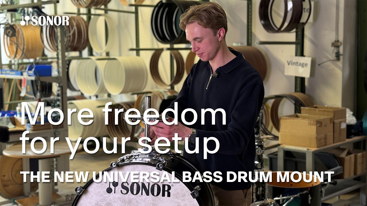 SONOR presents: the new Universal Bass Drum Mount