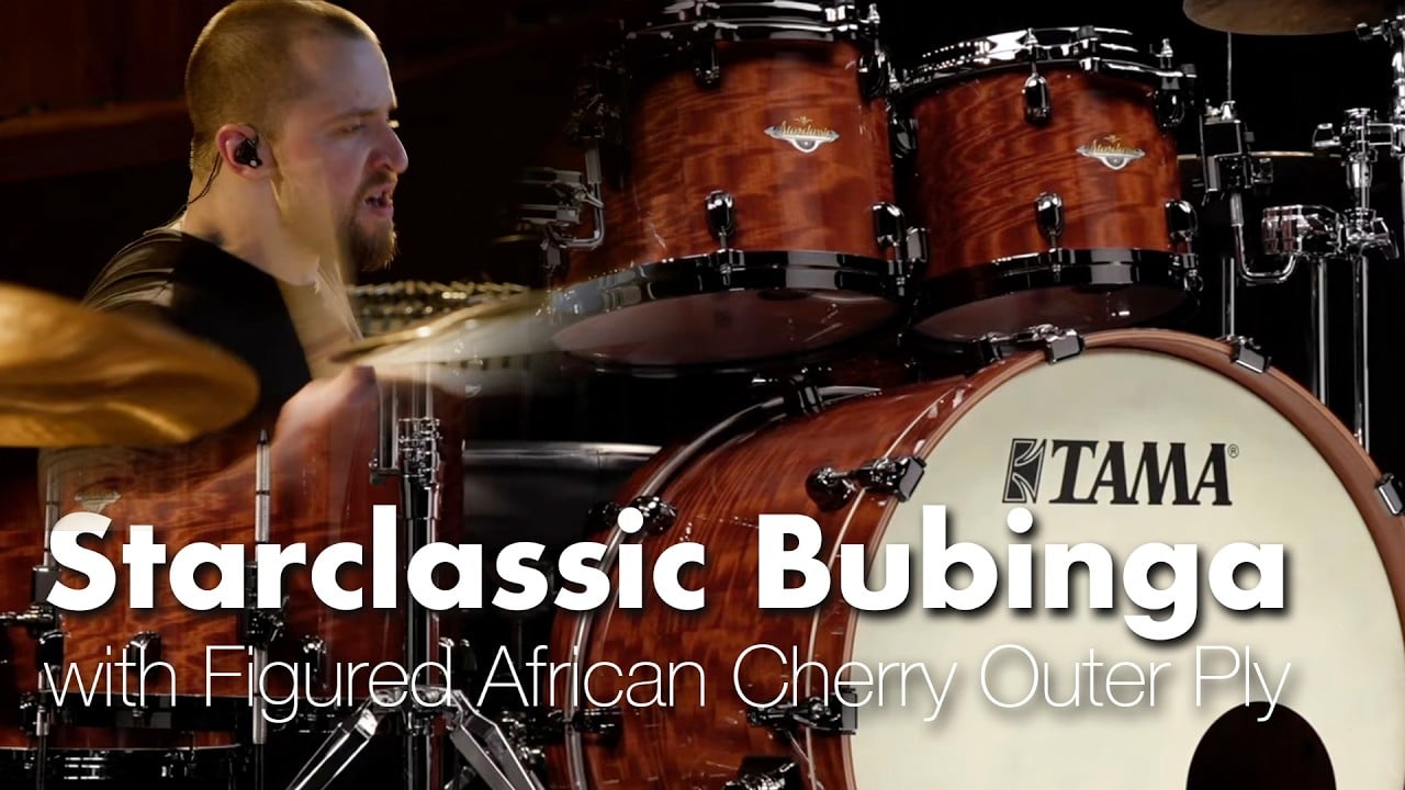 Eloy Casagrande/TAMA Starclassic Bubinga with Figured African Cherry Outer Ply