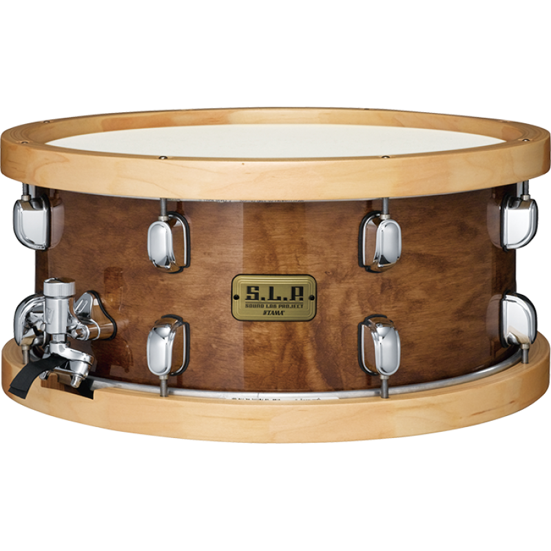 Tama SLP 14×6.5in Studio Maple Snare Drum with Wood Hoops 4