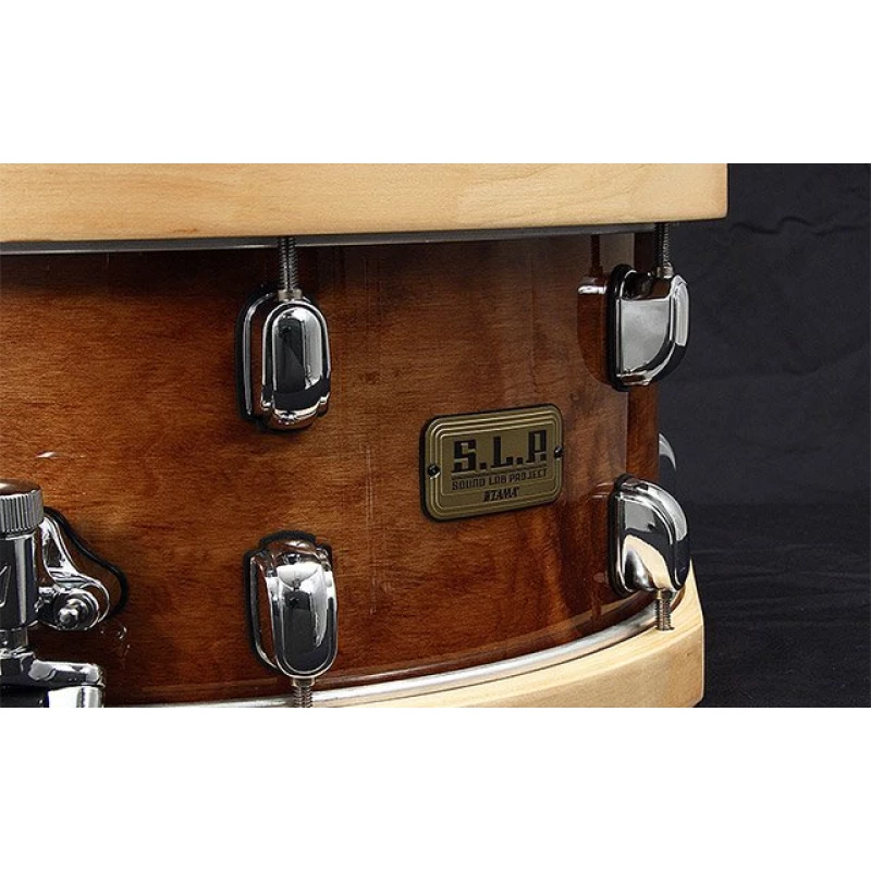 Tama SLP 14x6.5in Studio Maple Snare Drum with Wood Hoops - Image 2