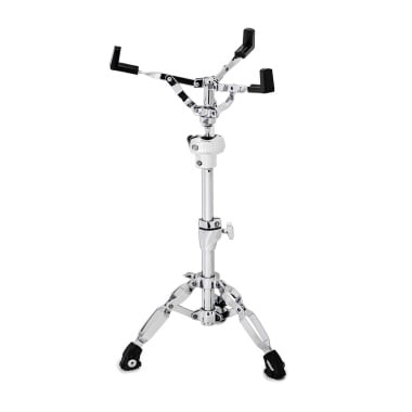 Adjustable drum practice stand for drummers, portable and sturdy.