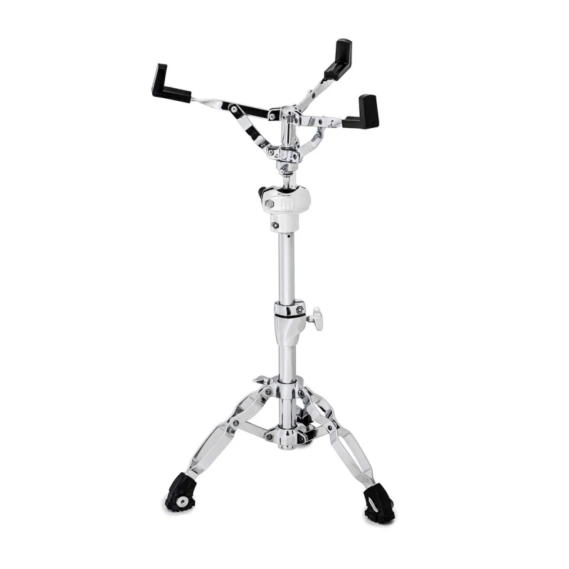 Adjustable drum practice stand for drummers, portable and sturdy.