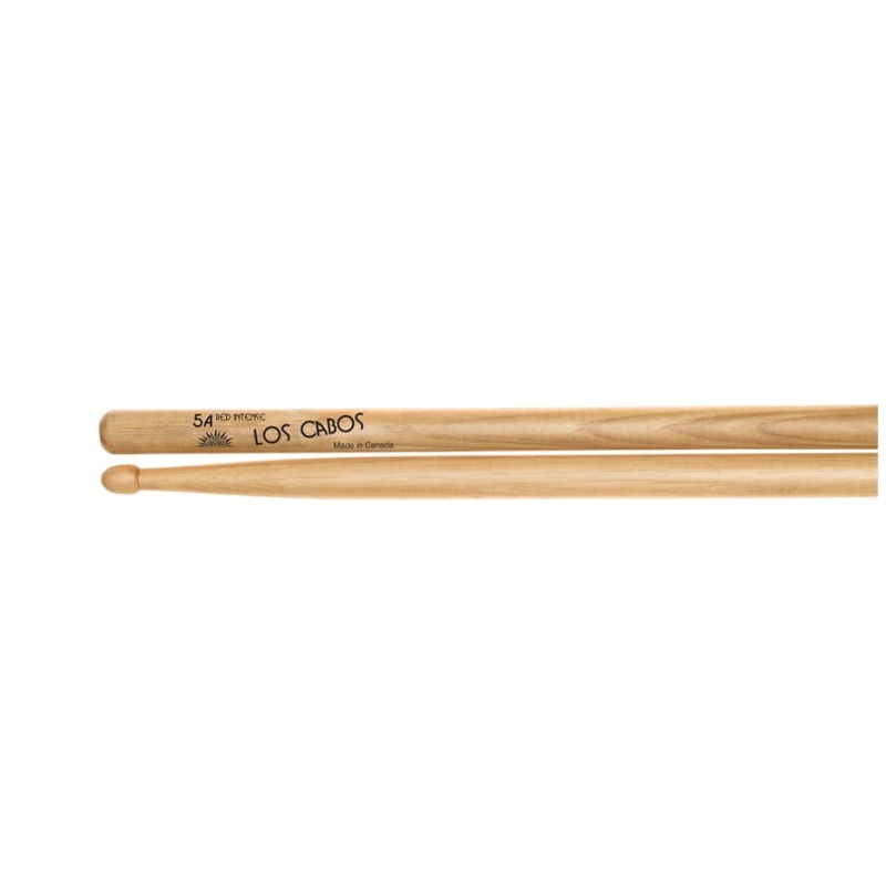 los cabos red hickory 5a intense drumticks wood tip
