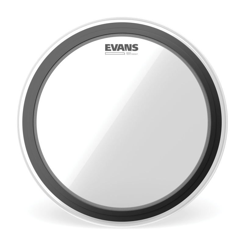 Evans EMAD Heavyweight Clear 24in Bass Drum Head 3