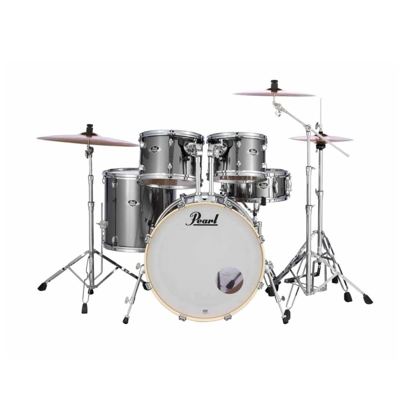 Pearl Export EXX 5pc 20in Fusion Kit w/Sabian SBR Cymbals – Smokey Chrome