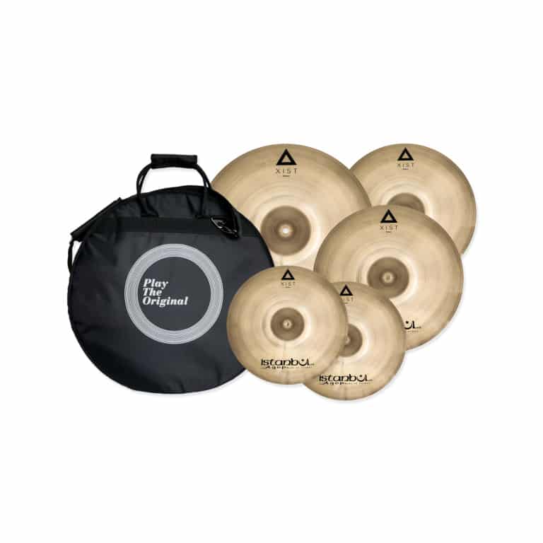 Istanbul Agop XIST Brilliant Cymbal Set with Free 18in Crash and Bag 3