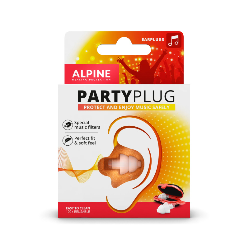 alpine partyplug earplugs translucent