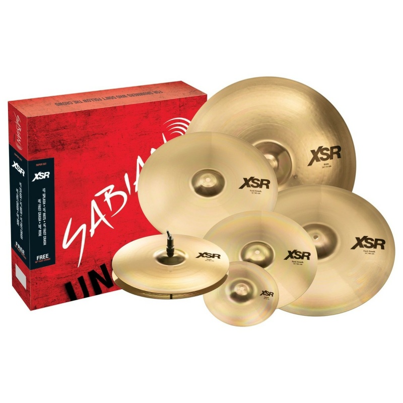 Sabian XSR Super Set, 6pc Cymbal Pack 4