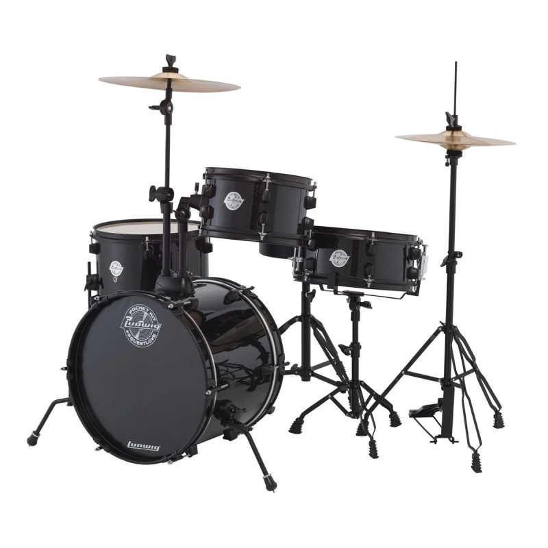 Ludwig ‘The Pocket Kit’ by Questlove – Black Sparkle 5