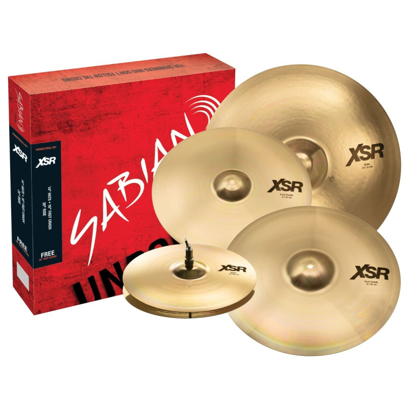 Sabian XSR Performance Cymbal Set with 18in Fast Crash 3