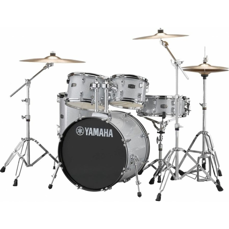 Yamaha Rydeen 20in 5pc Kit – Silver Glitter With Paiste Cymbals 4