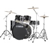 Yamaha Rydeen 22in 5pc Drum Kit BUNDLE – Black Glitter With Cymbals, QT Silencer Set & Throne 12