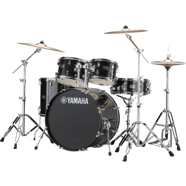 Yamaha Rydeen 22in 5pc Drum Kit – Black Glitter With Paiste Cymbals