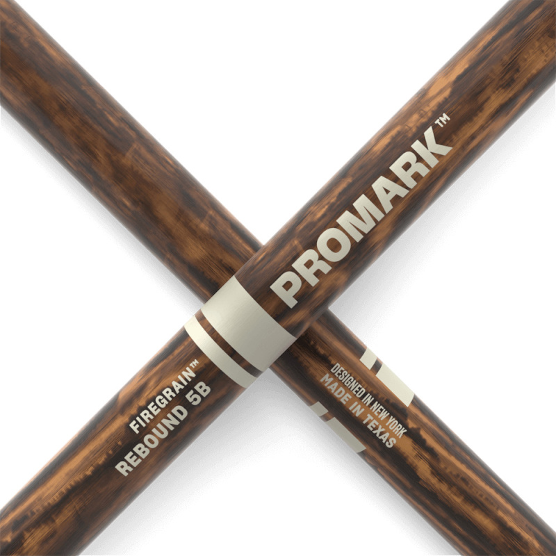 ProMark Rebound 5B FireGrain Hickory R5BFG – Acorn Wood Tip 6