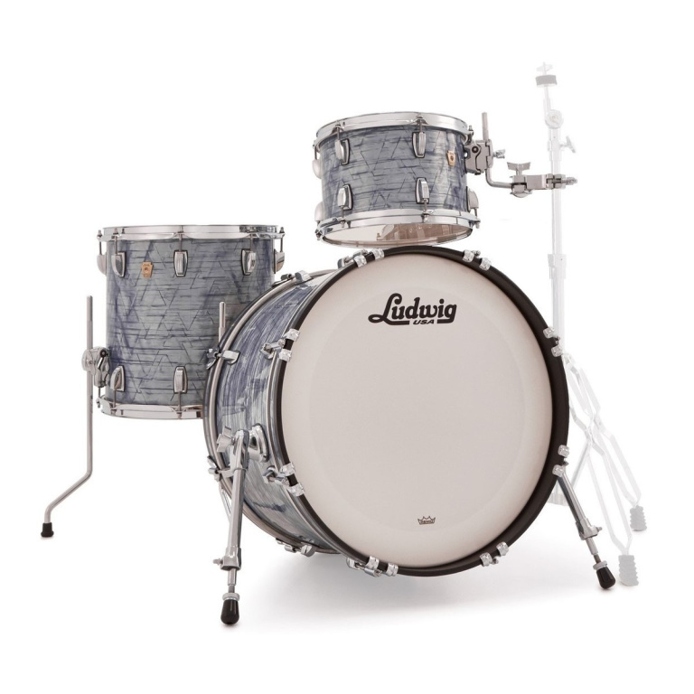 Ludwig Classic Maple 20in Downbeat Shell Pack – Sky Blue Pearl 4