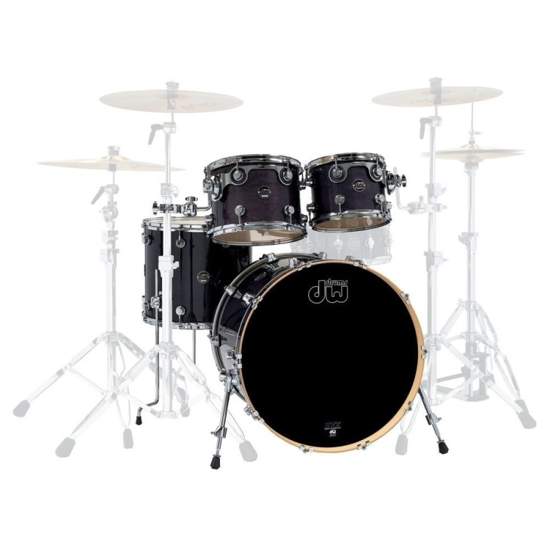 DW Performance Series 4pc Shell Pack – Ebony Stain 3