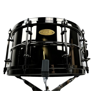 WorldMax 13x7in Black Brass Snare with Black Hardware