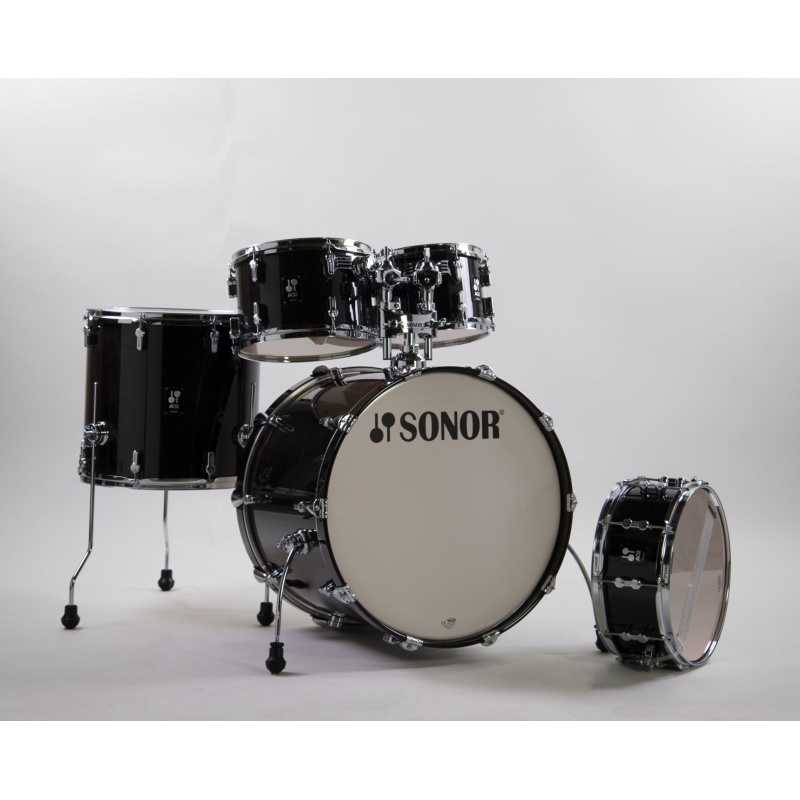 Sonor AQ2 Stage Set 5pc Shell Pack – Transparent Stain Black 5