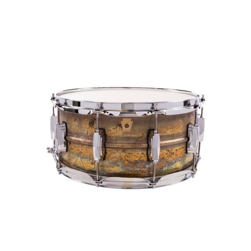 Ludwig Raw Brass 14×6.5in Supraphonic Snare Drum – LB464R 4