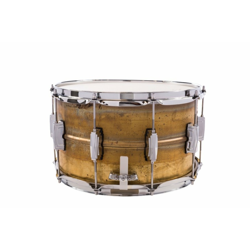 Ludwig Raw Brass 14x8in Supraphonic Snare Drum – LB484R 6
