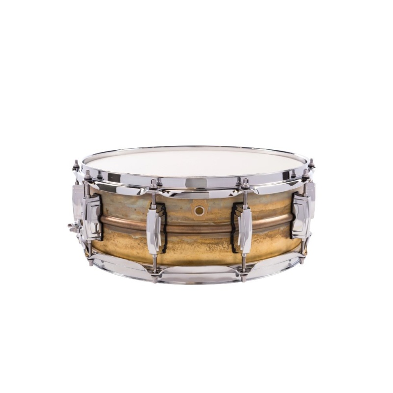 Ludwig Raw Brass 14x5in Supraphonic Snare Drum – LB454R