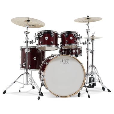 DW Design Series 4pc Shell Pack – Cherry Stain