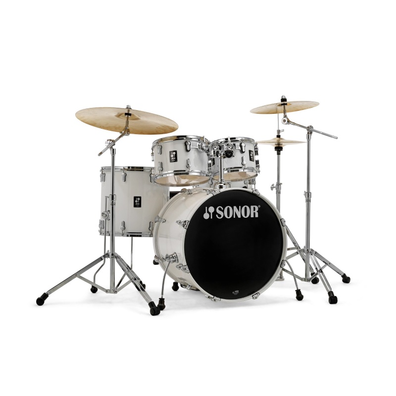 Sonor AQ1 Series 5pc Stage Set with Hardware – Piano White