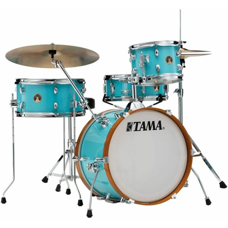 Tama Club-Jam Compact 4pc Shell Pack with Cymbal Holder – Aqua Blue 3