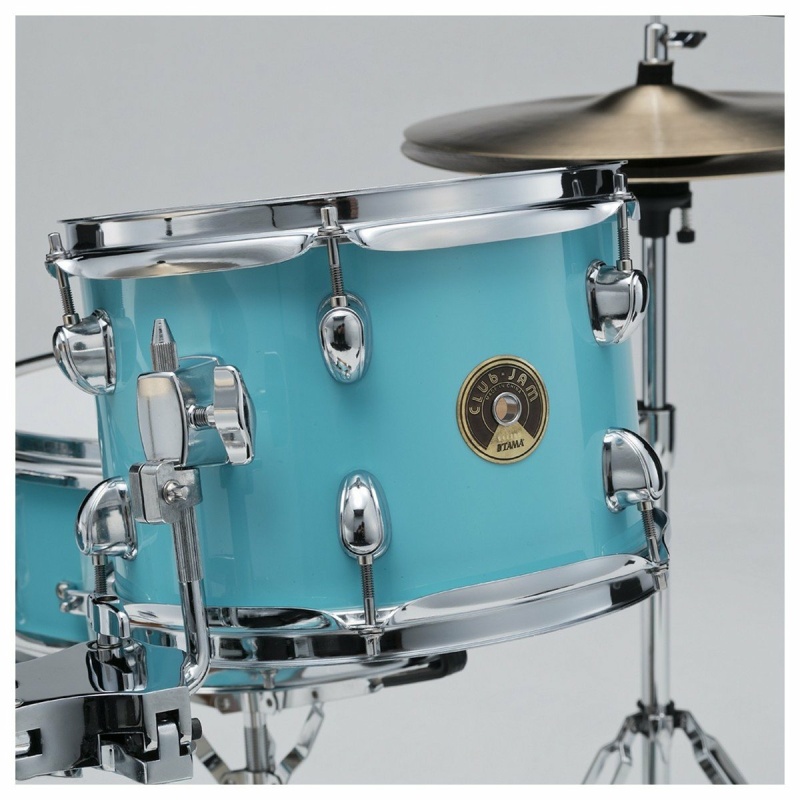 Tama Club-Jam Compact 4pc Shell Pack with Cymbal Holder – Aqua Blue 5