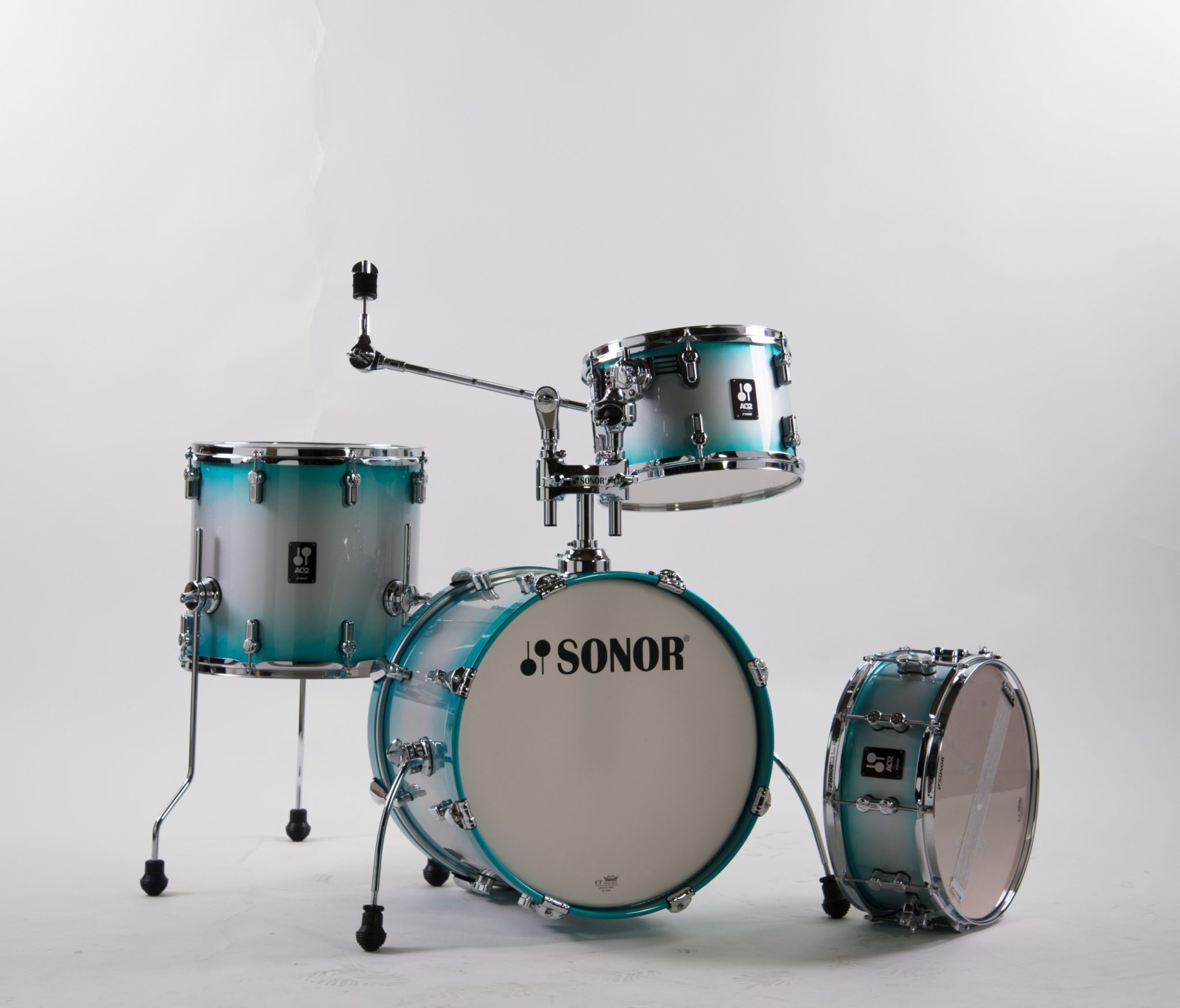 Sonor AQ2 Bop Set 4pc Shell Pack - Aqua Silver Burst - Image 2